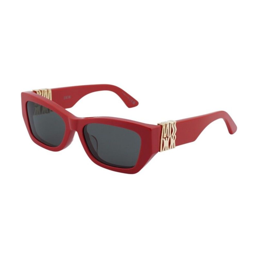 Dior Sunglasses Square Full Rim, Shiny Red Frame and Smoke Lens MISSDIORS1F35A0